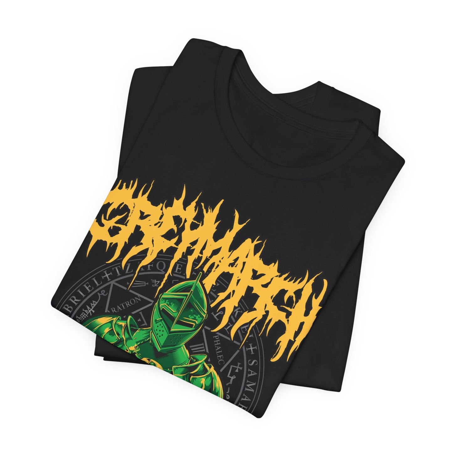 Green Knight Graphic T‑Shirt — Medieval Armor Illustration Tee
