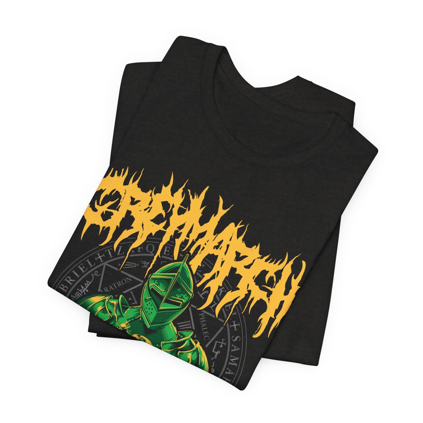 Green Knight Graphic T‑Shirt — Medieval Armor Illustration Tee